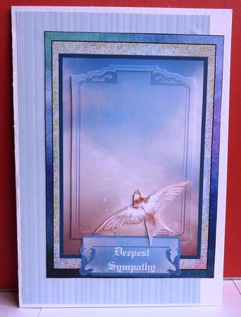 Wings of Joy 5x7 Topper by Anne Jackson