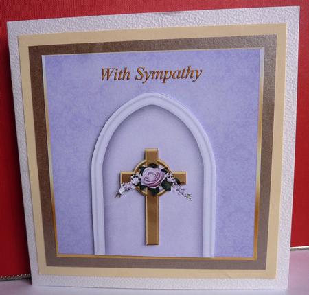 Cross & Arch Sympathy Card by Anne Jackson