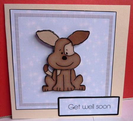 Doggy Big Ears Card by Anne Jackson