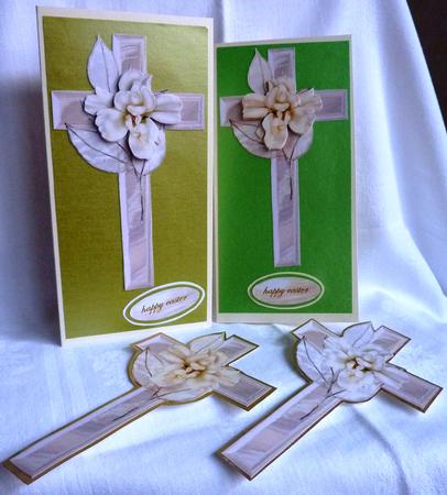 Pearl Cross Sympathy/easter -  by Anne Jackson