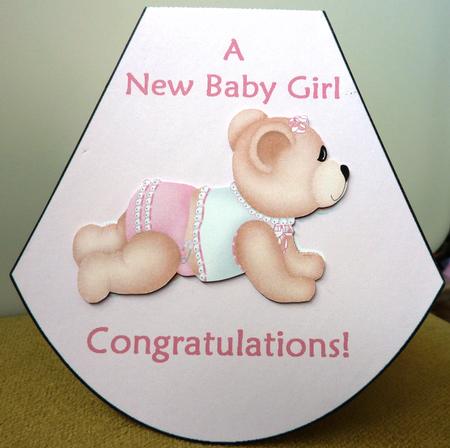 Baby Girl Teddy by Anne Jackson