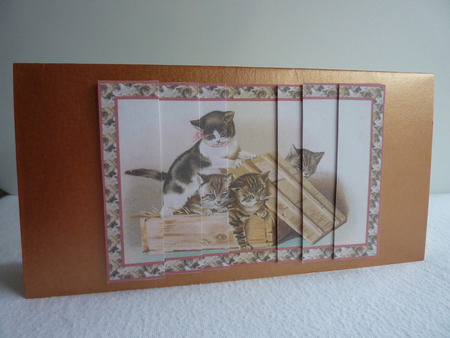Cats at Play Side Stacker by Anne Jackson