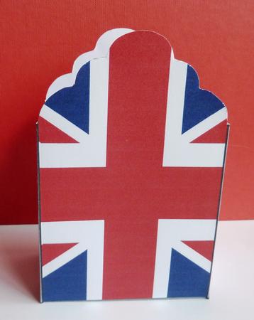 Jubilee Union Jack Tag Gift Box Olympics Uk by Anne Jackson