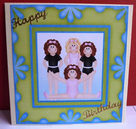 Gym Girls Clip Art by Anne Jackson