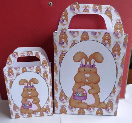 Easter Bunny Gift Bag 3 by Anne Jackson