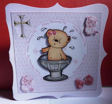Bears Surprise Girls Christening by Anne Jackson