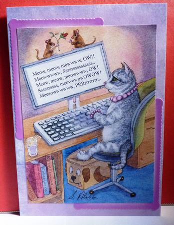 Her Paws Raced Across the Keyboard by Anne Jackson