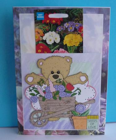 Wheelbarrow Bear by Anne Jackson