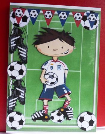 No 1 Football Fan at the Ready  by Anne Jackson