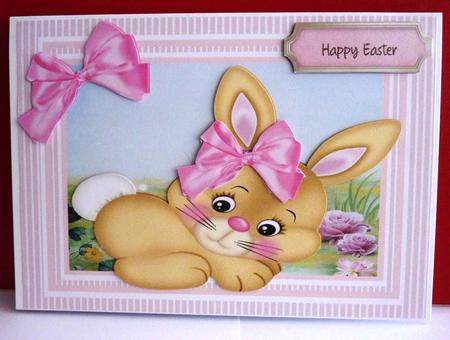 Lovely Pink Baby Bunny  by Anne Jackson