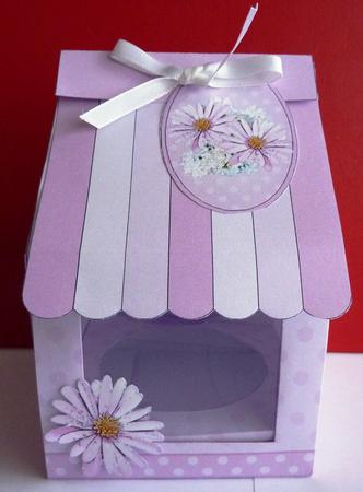 3D Daisies Milk Carton Cupcake or Treat Box Mini Kit by Anne Jackson