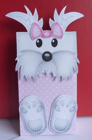 3D Jess Westie Dog Character Gift Bag Mini Kit by Anne Jackson