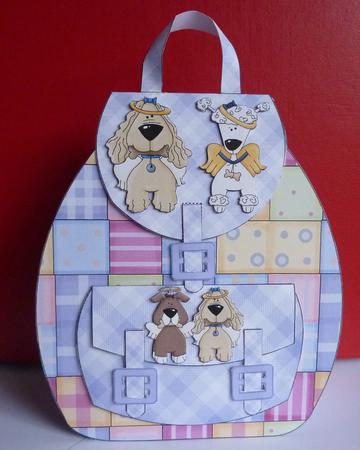 Chic Doggy Designs Backpack Card Kit by Anne Jackson