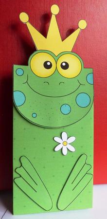 3D Freddy Frog Cute Character Gift Bag Mini Kit by Anne Jackson