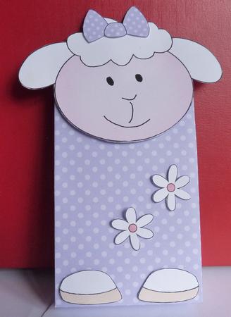 3D Little Lamb Cute Character Gift Bag Mini Kit by Anne Jackson