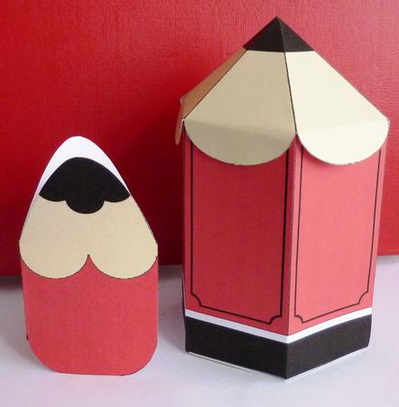 3D Pencil Shaped Treat or Favour Box Mini Kit by Anne Jackson