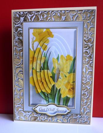 Spring Daffodils Fancy Quick Card by Anne Jackson