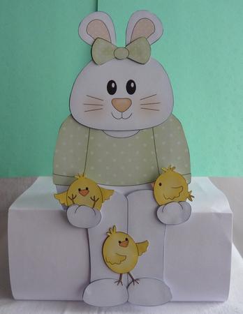 3D on the Shelf Card Kit - Easter Bunny by Anne Jackson