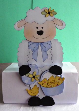 3D on the Shelf Card Kit - Easter Lamb by Anne Jackson