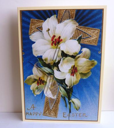 Vintage Easter Lilies Star Pyramid by Anne Jackson