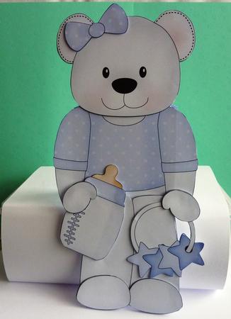 3D on the Shelf Card Kit - Bobbi Baby Bear by Anne Jackson