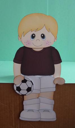 3D on the Shelf Card Kit - Little Footballer Eddie by Anne Jackson