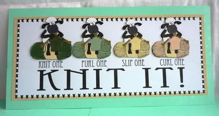 Knitting Sheep for Any Occasion or Framed Print by Anne Jackson