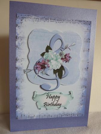A4 Musical Happy Bithday by Anne Jackson