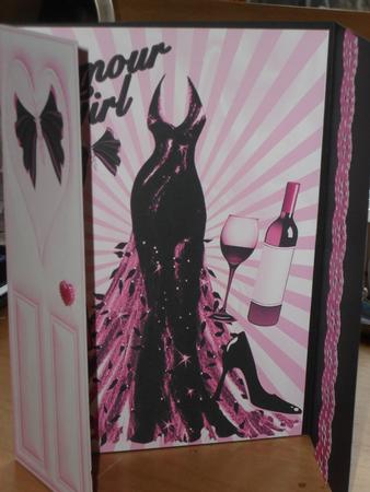 Girl with Glamour, Gatefold by Anne-marie Wheeler