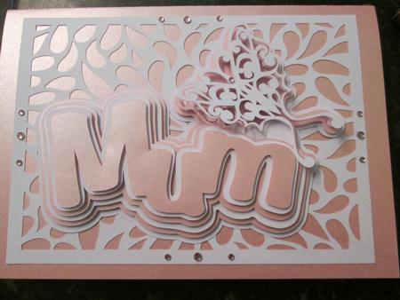 Mum With Butterfly Topper by Anne-marie Wheeler