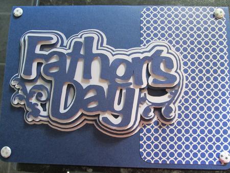 Fathers Day Topper by Anne-marie Wheeler