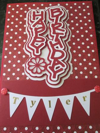 Vertical Happy Birthday by Anne-marie Wheeler