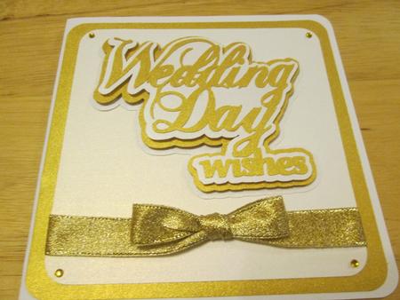 Wedding Day Wishes Topper by Anne-marie Wheeler