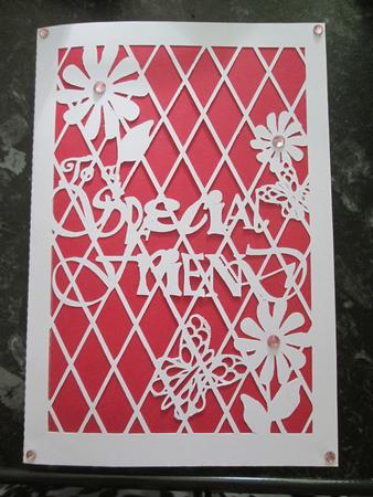 To a Special Friend panel card by Anne-marie Wheeler