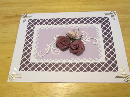 Lattice Card and Mats by Anne-marie Wheeler