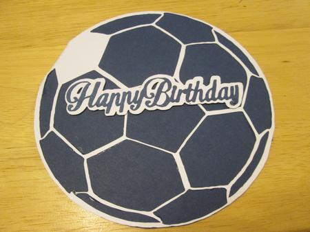 Football Card & Sentiments by Anne-marie Wheeler