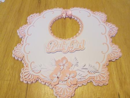 Baby Boy & Girl Bib Topper by Anne-marie Wheeler