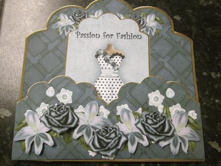 Black Dotty Passion for Fashion Scallop Tag Cf Mini Kit by Anne-marie Wheeler
