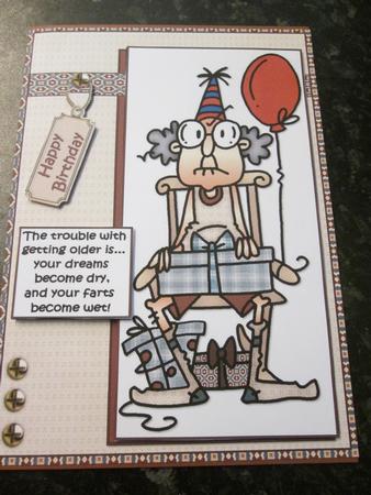 Gus the Trouble with Getting Older Quick Card by Anne-marie Wheeler