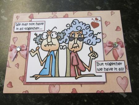 Stella and Gus Have It Together Anniversary Quick Card by Anne-marie Wheeler