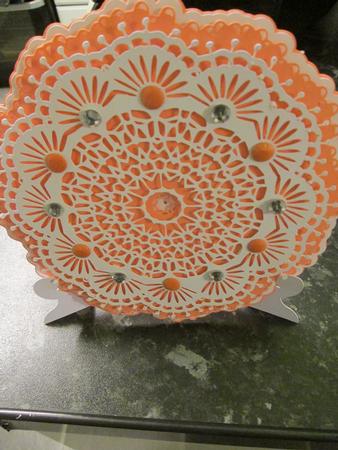 Fancy Doily 1 by Anne-marie Wheeler