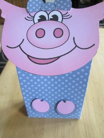 3D Ziggy Piggy Cute Character Gift Bag Mini Kit by Anne-marie Wheeler