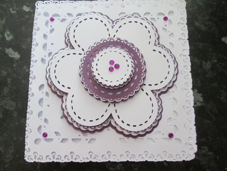 Layered Flower Card by Anne-marie Wheeler