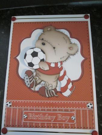 Ted's Kicking It for His Birthday Red by Anne-marie Wheeler