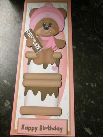 D.l Lovely Little Chocaholic Bear  by Anne-marie Wheeler