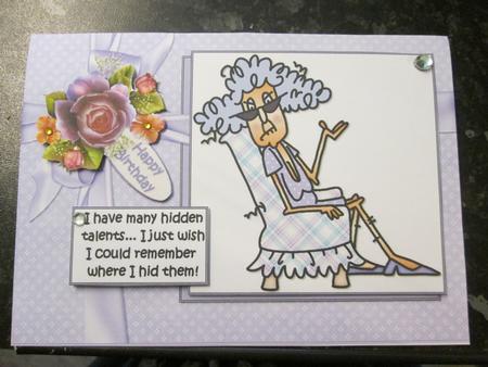 Stella Has Hidden Talents Quick Card by Anne-marie Wheeler