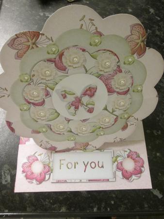 3D Flower Easel Card with Envelope Hawaii by Anne-marie Wheeler