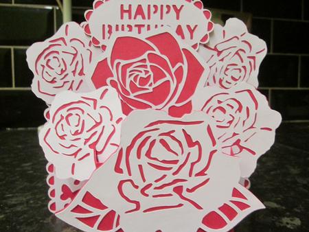 3D Box - Box Of Roses by Anne-marie Wheeler