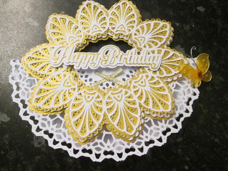 Birthday Flower Rocker Card by Anne-marie Wheeler