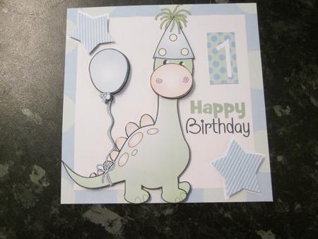 Birthday Dino by Anne-marie Wheeler